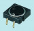 SKHCBFA010, Black Button Tactile Switch, SPST 5 mA @ 12 V dc 0.8mm Snap-In