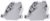 8630CH25UNCLF, 8630CH Series Thermoplastic D Sub Backshell, 25 Way 8630CH25UNCLF, 8630CH Series Thermoplastic D Sub Backshell, 25 Way