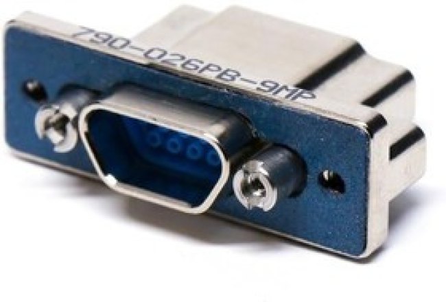 790-026PB-9MP, D-Sub Micro-D Connectors 9P NICKEL PIN RECEPT PANEL MT CRIMP