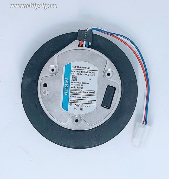 Вентилятор Ebmpapst REF100-11/14/2H 14V 14.2W бескорпусной