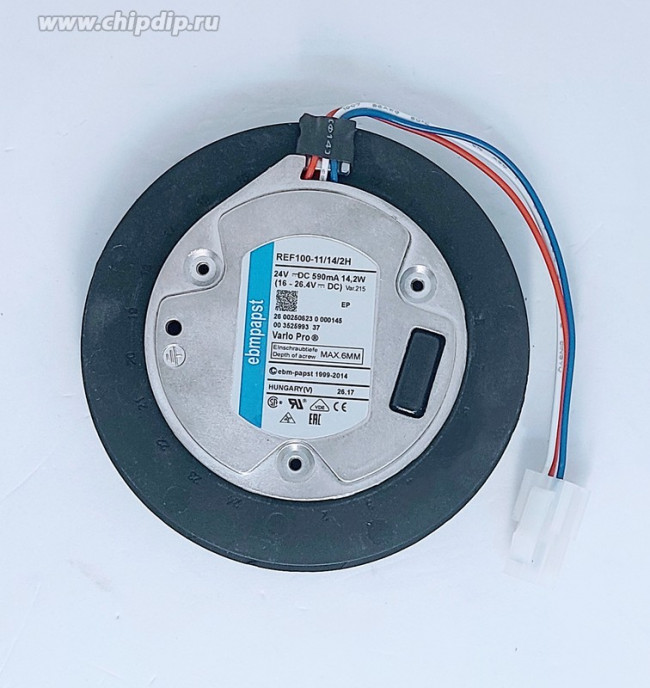 Вентилятор Ebmpapst REF100-11/14/2H 14V 14.2W бескорпусной
