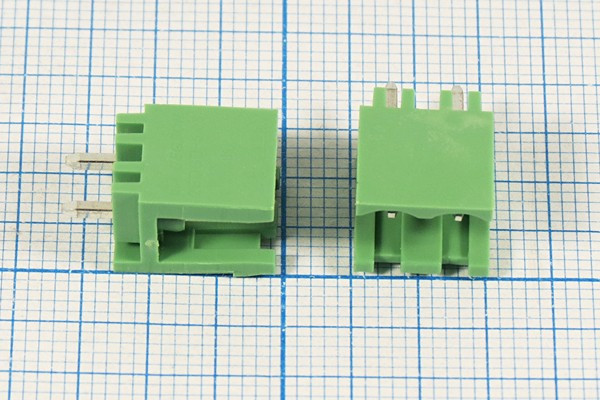 Клеммник наборный, 2 контакта, шаг 5,08мм, на плату, 2EDGV5,08-02P-14-00; №1759 клеммн наборный \\2P5,08\плат\\ 2EDGV5,08-02P-14-00