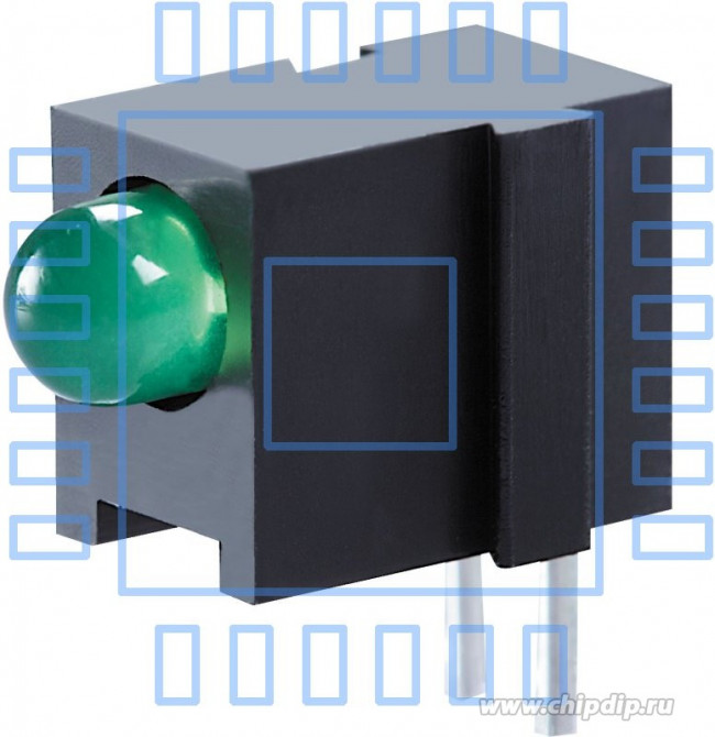 L-1384AL/1YD, Светодиод 3,4мм с держателем/желтый/ 588нм/8-15мкд/60°