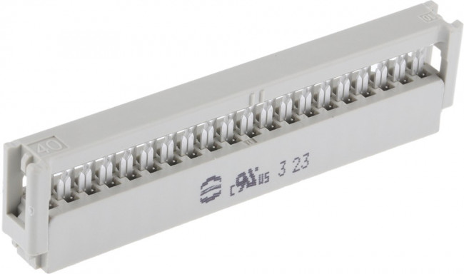 09185407803, Headers &amp; Wire Housings 40P FEMALE IDC SKT W/O STRAIN RELIEF