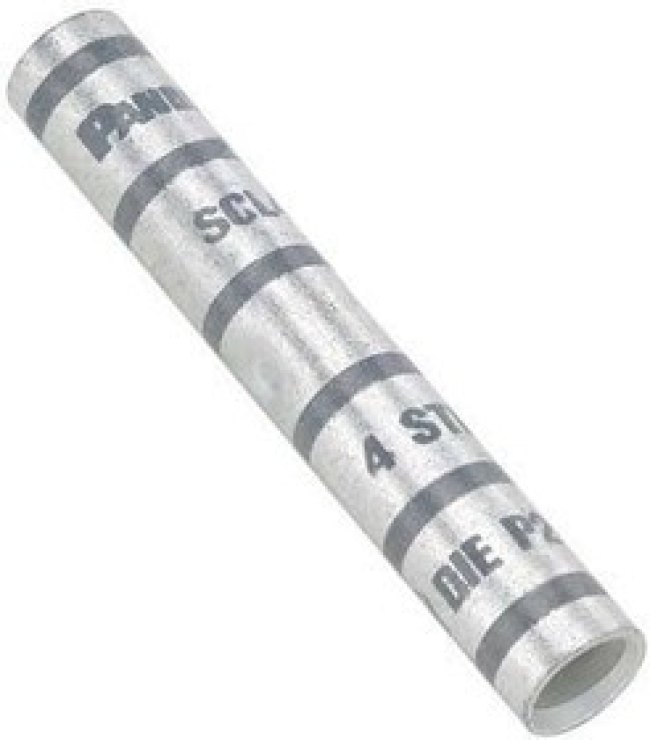 SCL1/0-X, Terminals Copper Comp Butt Splice Long Bar