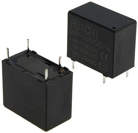 32F (N/O) 12VDC 5A, Электромагнитное реле 32F (N/O) 12VDC 5A, SPST