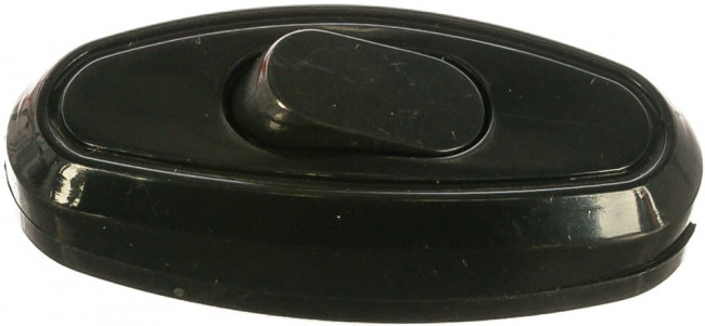 Переключатель бра черный 6А 250В А0106