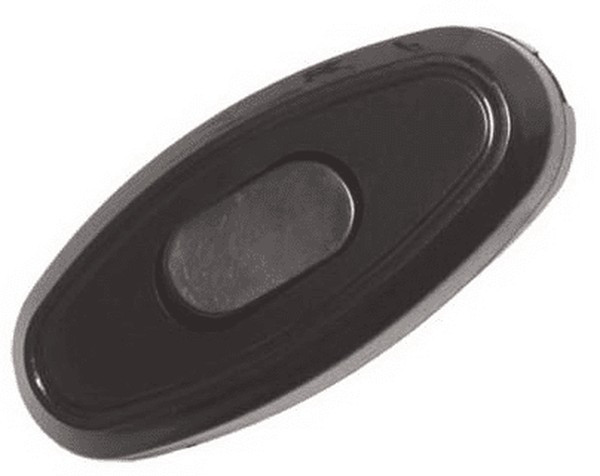 Переключатель бра черный 6А 250В А0106