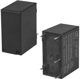 HF33F/012-ZT, DC12V 5A 250VAC, материал контактов AgSnO2 / HF33F/012-ZT