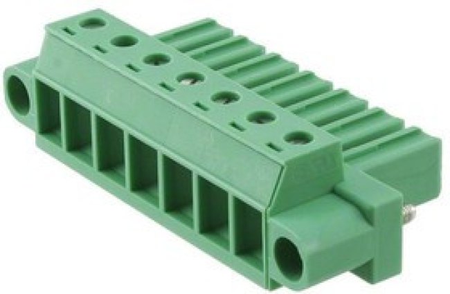 1828294, Pluggable Terminal Blocks 7 Pos 7.62mm pitch Plug 24-10 AWG Screw