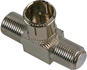 RW6-071 ZINC, 2x F Female to F Male Zinc