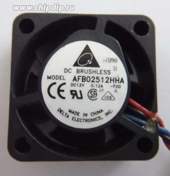 Вентилятор Delta Electronics AFB02512HHA 25x10мм 12V 0.96W 0.12А 3pin