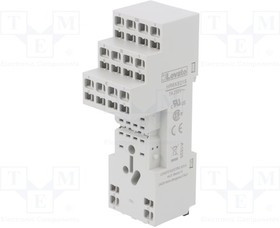 HR6XS21S, Панелька, PIN: 8, 10А, 250ВAC, Монтаж: DIN, Серия: HR60