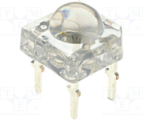 OSTBKAZ2C1D, LED Super Flux; 7.62x7.62mm; tricolour; RGB; 3000mcd; 7000mcd