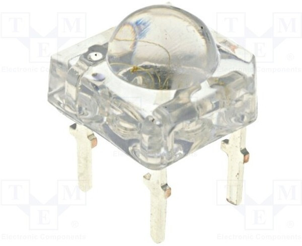 OSTBKAZ2C1D, LED Super Flux; 7.62x7.62mm; tricolour; RGB; 3000mcd; 7000mcd