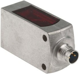 WL4S-3F2130V, W4S-3 Inox Glass Photoelectric Sensor Retroreflective 4 m Detection Range PNP