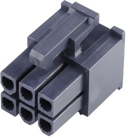 39-03-9062, Корпус разъема, Mini-Fit Jr. 5557 Series, Гнездо, 6 вывод(-ов), 4.2 мм