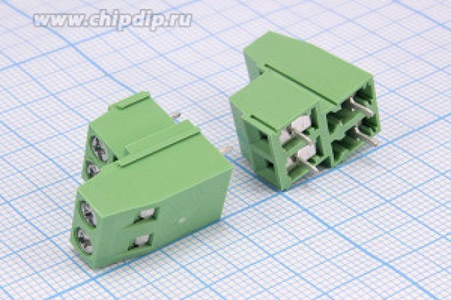 KLS2-127A-5,00- 04P-4-S-00, Винтовой клеммный блок c рельефной обоймой, 4 контакта; №15875K клеммн наборный \\4P5 \плат\\KLS2- 127A-5,00-04P