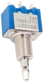 8R1021-N-Z, Кнопочный переключатель, 8R-N, 6.5 мм, SPDT, Вкл.-(Вкл.), Plunger for Cap