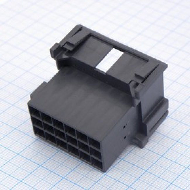 1-967629-1, Корпус разъема, Серия Junior Power Timer, Штекер, 18 вывод(-ов), 5 мм 1-967629-1, Корпус разъема, Серия Junior Power Timer, Штекер, 18 вывод(-ов), 5 мм