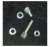 86552153TLF, D-Sub Tools &amp; Hardware DSUB FEM SCREW LOCK