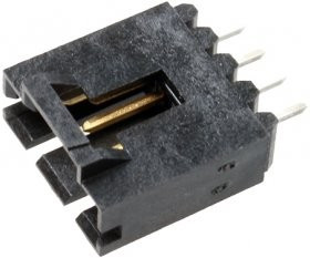 5-104363-3, Разъем типа провод-плата, 2.54 мм, 4 контакт(-ов), Штыревой Разъем, Серия AMPMODU MTE