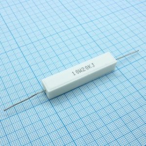 L-KLS6-SQP-10W-20KRJ, (SQP 10W 20K 5%), Резистор аксиальный цементный 10Вт 20кОм +5%