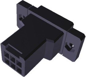 3-179555-3, Dynamic 3000 Male Connector Housing, 5.08mm Pitch, 6 Way, 2 Row
