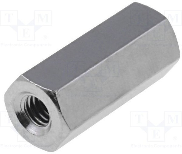 112X12, Дистанцирующая стойка с резьбой, 12мм, Внутр.резьба: M2,5