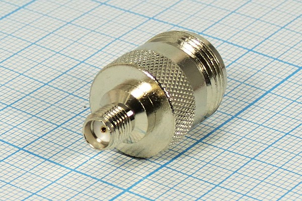 Гнездо N-гнездо SMA, переходник высокочастотный; Q-2617 Z гн N-гн SMA