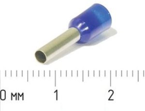 Наконечник кабельный 2,2x12, 2,5, S 2,5, обжимной, синий, LT025012 Наконечник кабельный 2,2x12, 2,5, S 2,5, обжимной, синий, LT025012