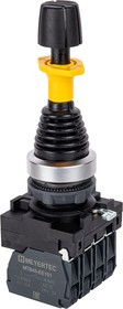 MTB5-PA44, Джойстик в сборе, 4NO, 4 положения с возвратом и блокировкой