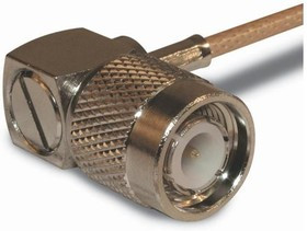 122148, RF Connectors / Coaxial Connectors TNC R/A PLUG NICKEL 174 316