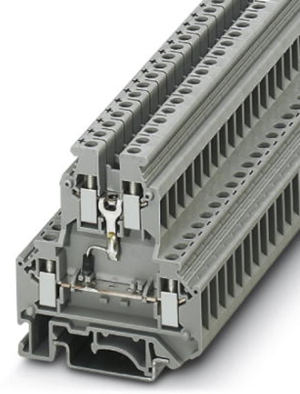 2791016, (UKK 5-DIO/O-U) 2-уровневая клемма с диодом 1N 4007, 0,2 - 4 мм2, серая