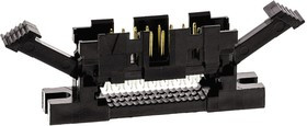 1-111506-8, 16-Way IDC Connector Plug for Panel Mount, 2-Row
