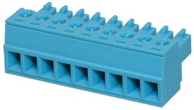 TBP02P1-381-09BE, Pluggable Terminal Blocks Terminal block, pluggable, 3.81, plug, 9 pole, slotted screw, blue