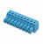 TBP02P1-381-09BE, Pluggable Terminal Blocks Terminal block, pluggable, 3.81, plug, 9 pole, slotted screw, blue