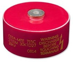 715C30DKT50, Single Layer Ceramic Capacitor (SLCC) 500pF 30kV dc -20 a +80% Y5U Dielectric 715C Seri