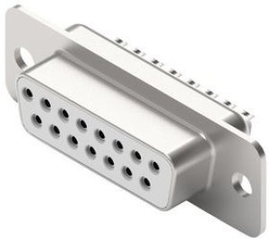 61801524923, D-Sub Connector, Socket, DA-15, Solder Cup, White 61801524923, D-Sub Connector, Socket, DA-15, Solder Cup, White