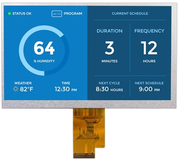 DT070DTFT-IPS-PTS, Дисплей: TFT; 7"; 1024x600; Подсвет: LED; Разм: 164,9x100x4,67мм DT070DTFT-IPS-PTS, Дисплей: TFT; 7"; 1024x600; Подсвет: LED; Разм: 164,9x100x4,67мм