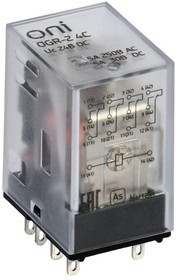 OGR-2-4C-DC24V, Реле общ. назнач. OGR-2 4C 24В DC ONI