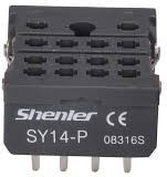 Цоколь SY14-P, 10A(300V), для печатных плат, черный, для RKE4, RKF4, R4N, MY4, 55.34, KMY4, PT4, RCM Цоколь SY14-P, 10A(300V), для печатных плат, черный, для RKE4, RKF4, R4N, MY4, 55.34, KMY4, PT4, RCM