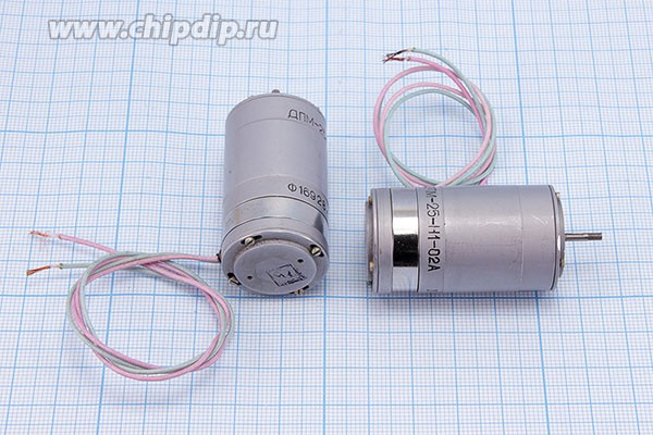 Двигатель постоянного тока 27 В, 4500 об/мин; №дв0103 двиг 27В\0,46Вт\\4500\ \ДПМ-25-Н1-02А