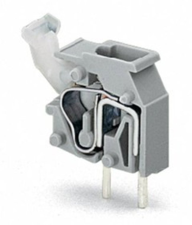 255-401, Клеммная колодка типа провод к плате, 1 вывод(-ов), 28 AWG, 12 AWG, 2.5 мм², Вставной