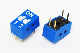 Переключатель DIP-12, контакты 24P, шаг 2.54, переключение ON-OFF, DS-12