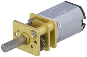 FIT0302, Двигатель DC, с редуктором, 6ВDC, 30 1, Двусторон.вал нет, 100мА