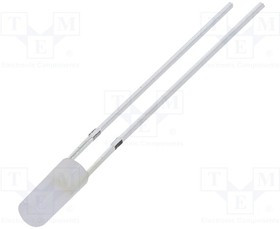 OSM5DK39B2B, LED; 3mm; white warm; 750?1120mcd; 110°; Front: flat; 2.9?3.4V