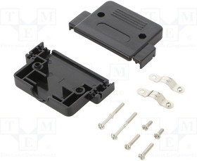 CCOV50-SC-BK, Корпус для разъемов D-Sub, D-Sub HD 78pin,D-sub 50pin, прямой
