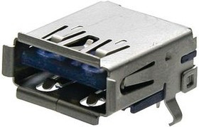 692121030100, USB Connector, Receptacle, USB-A 3.0, Right Angle, Positions - 9