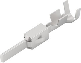 1-963749-2, Прямоугольный контакт питания, MCP 2.8, Контакты с Покрытием из Серебра, Бронза, Лепесток, Обжим